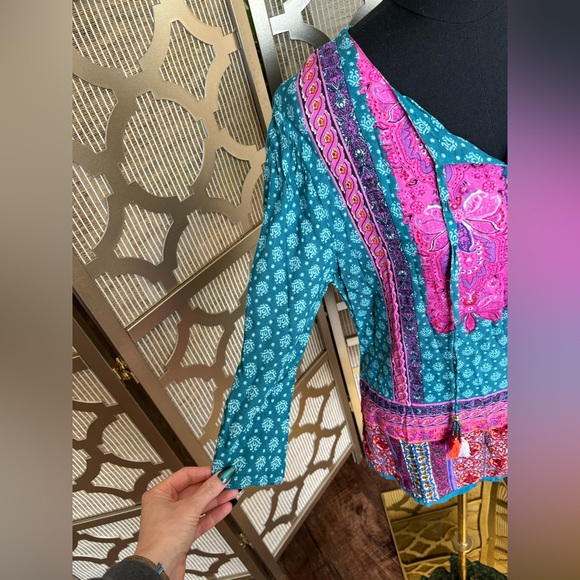 NWT | Kurta Style India Blouse Tops Bundle | L/XL - Picture 4 of 15